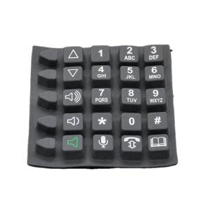 Quality Custom Silicone Keyboard Remote Control POS Button Elastomer Keys for sale