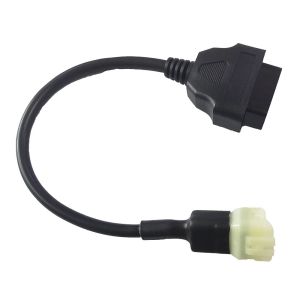 China Black Diagnostic Motorcycle Control Cables 3 Pin Connector To 16 Pin Female on sale