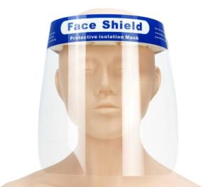 China Snug Fitting Chemical Splash Face Shield , Disposable Face Shield High Elasticity Foam Head Strip on sale