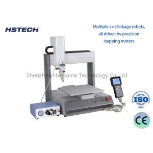 Quality 4Axis Working Tabletop Soldering Machine with Automatic Cleaning Function for sale