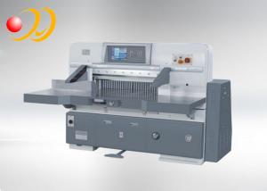 China Servo Motor Automatic Paper Cutter Machine Double Guide Rail on sale