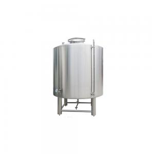 Sanitary SS304 Stainless Steel Tank 1000L Capacity With 50MM Polyurethane Insulation