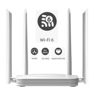 China 1800Mbps 64 Users Wireless Gigabit Wifi 6 Router DHCP Mesh IPV4 IPV6 Mu Mimo CPE on sale