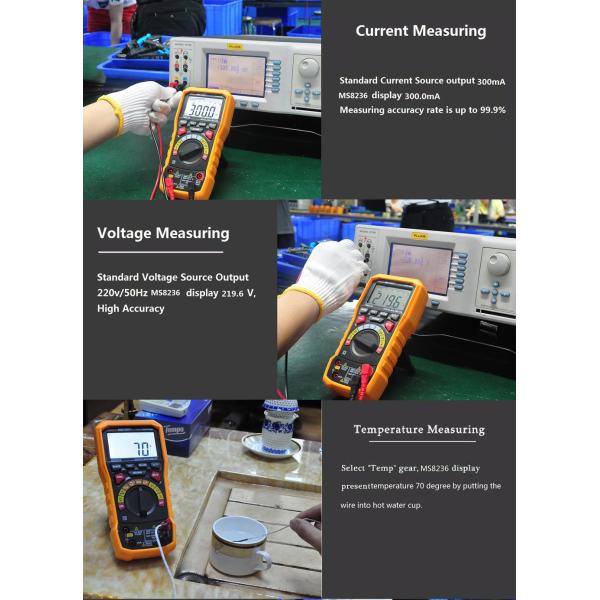 Professional Automatic Digital Multimeter With T - RMS And Bargraph Display