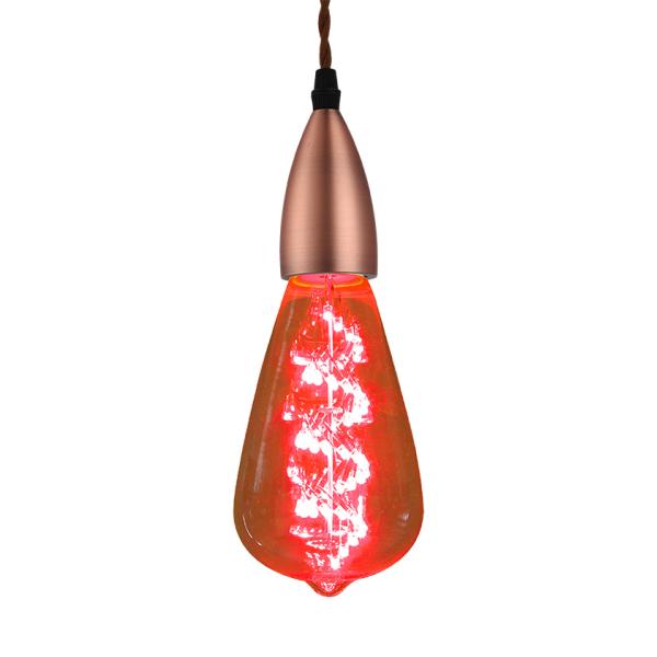 Nickel Finished Pendant Light Socket E27 E27 Pendant Fitting 45x85 Mm