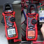 Handheld Digital Clamp Meter Multimeter True RMS AC DC Volt Amp Ohm Capacitance