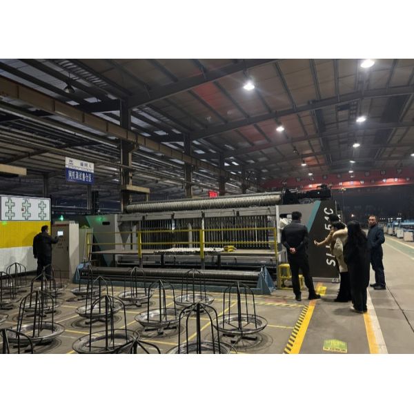 Seamless Production Gabion Mesh Machine 5200mm 320 M/Hour SLW54B