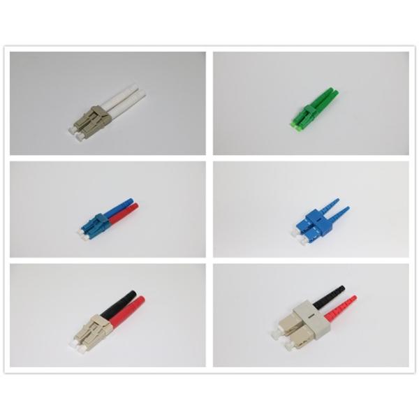 Black And Red Boot MM Multimode Fiber Connectors With Duplex Clip
