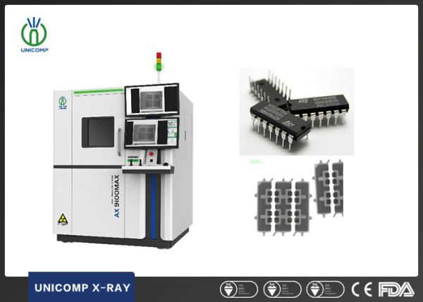 Buy High Magnifications PCB X-ray Machine Unicomp AX9100MAX For Electronics IC Components Bonding Wire Inspection at wholesale prices