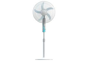 China Blowing Mode 220V Electric Stand Fan With 60 Mins Timer / LED Digital Display on sale