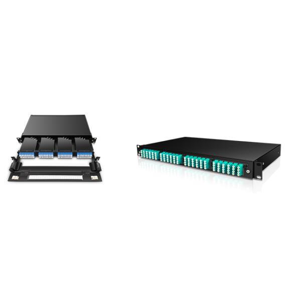 1U 2U 3U 4U MPO MTP Patch Panel Rack Mount Fiber Optic Management Cassette