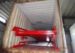 CE certification mobile container ramp with 10 ton capacity