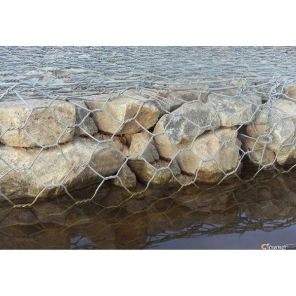 Iron 2 X 1 X 1m Pvc Coated Gabion Wire Mesh For Cages