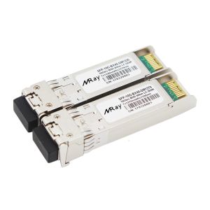 Single Mode SFP+ Transceiver Module 40KM TX1270nm Rx1330nm Digital Diagnostic