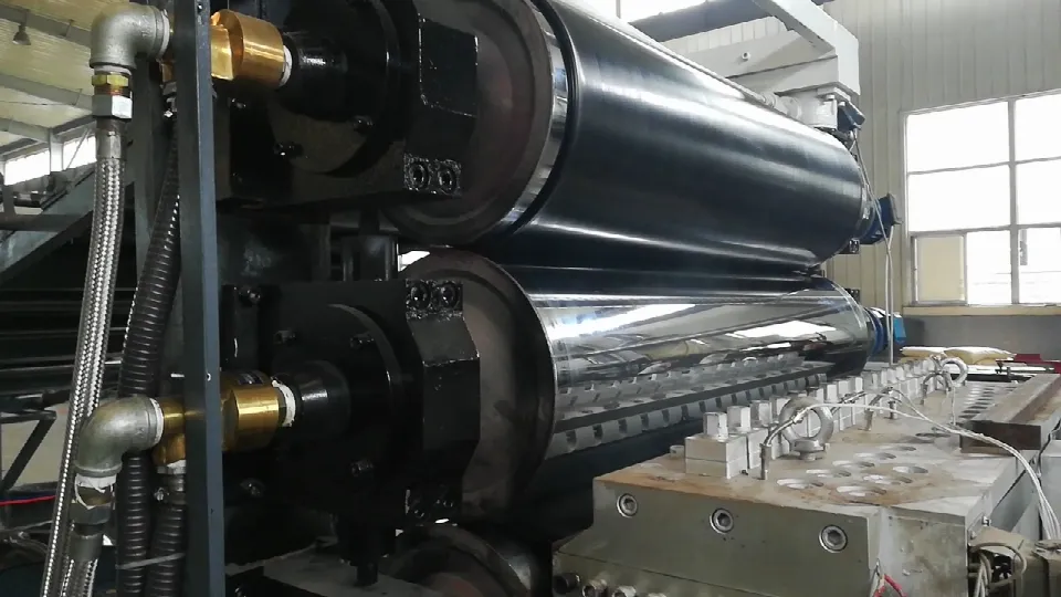 PE/PMMA Plastic Sheet / Board Extrusion Production Line