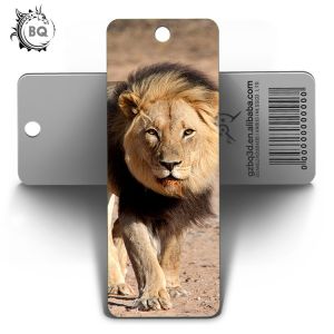 Custom 0.6 mm PET 3D Lenticular Bookmark With Two Sides CMYK Printing