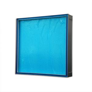 Quality Gel Seal HEPA H14 H13 U15 Composite Filter , Liquid Knitted Wire Mesh Oil Mist HEPA Panel Filter for sale
