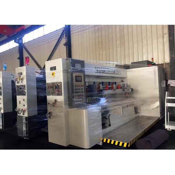 Alloy Steel Computer Automatic flexo Printing Slotting Machine / Carton Box