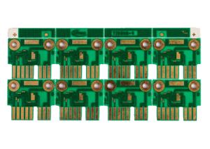 1OZ 6 Layer custom printed circuit boards With Gold Plate Edge