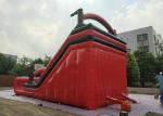 Silk Printing Large Pirate Inflatable Slip Slide For Backyard Activities