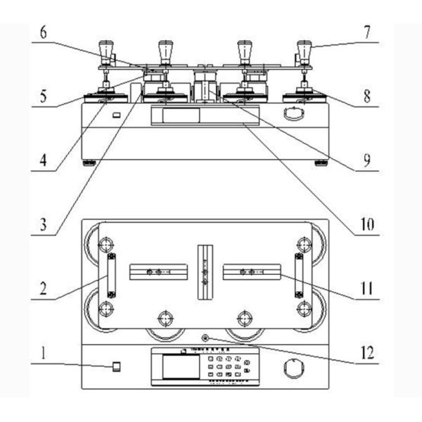ISO 12945-2 4 Textile Fabric Martindale Abrasion And Pilling Resistance Tester Machine