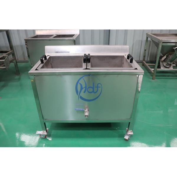 Peanut / Potato Chips Automatic Fryer Machine 9KW 304 Stainless Steel Material