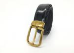 Coffee Color Mens Leather Dress Belt Removable 1-3/8" / Casual Golf Belt