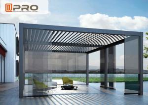 Quality Waterproof Motorized Pergola System Price Aluminum Louver Roof  for sale