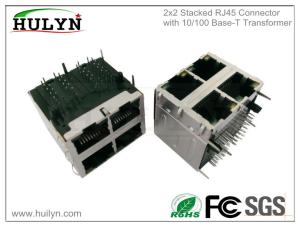 Quality RJ45 connector with transformer,RJ45 Jacks HLY-004 for sale