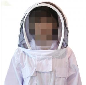 China Customized Bee Sting Proof Clothing , 100% Cotton Beekeeping Jacket And Veil on sale