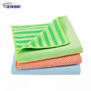Quality 300gsm Reusable Cleaning Cloth 40X40CM Microfiber PP Scrubber Dish Washing Cloth for sale