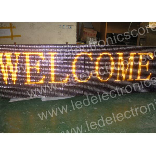Customized LED Scrolling Message Sign CE / ROHS Approved 640mm*2048mm*120mm