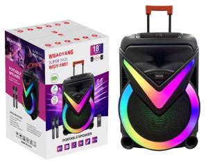 China 18-Inch Bass Speakers And Horn Tweeter Outdoor Bluetooth Wireless Speakers With Two Microphones And Lights The Perfect Addition To Your Outdoor Celebrations on sale