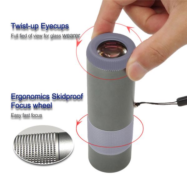 ED Lens Optical Monocular Telescope , 8x33 Pocket Monocular Phone Telescope