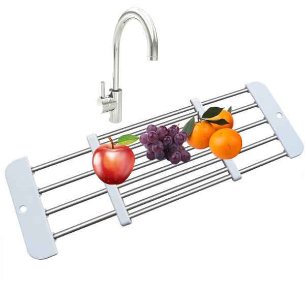 Extendable Home Storage Organization Draining Rack Drip Line Draining Gutter