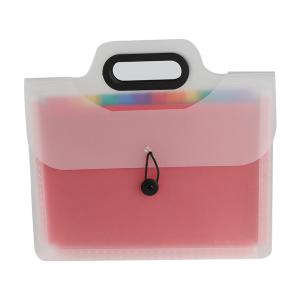 Quality 12 Pocket A4 PP Folder Portable Waterproof and Convenient Index Storage Solution for sale