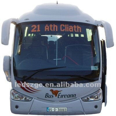 GCL p16 message bus led display screen