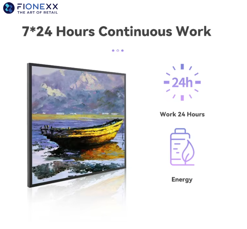 Visual Differentiation High Contrast Square LCD Display Retail Digital Signage