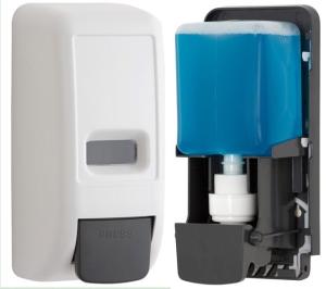 Quality 1000ml ABS Manual Foam soap dispenser with refillable reservoir for sale
