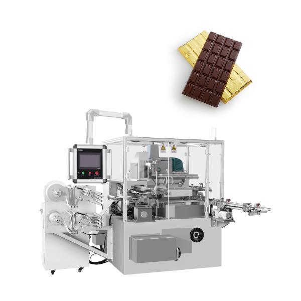 Buy Full Automatic Chocolate Tablets Bars Packing Machine with Gluing Function at wholesale prices