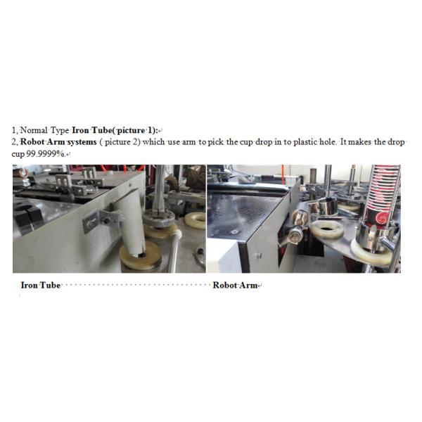 Copper Heater Paper Tea Cup Making Machine / White High Speed Paper Cup Machine