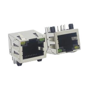 Quality Bullet 8P8C R/A Type Ethernet RJ45 Female Connector Socket 90 Degree for sale