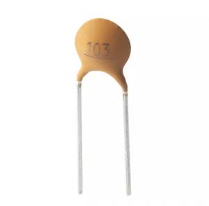 China 103M50V Low Voltage Dip Ceramic Disc Capacitor For Vibration Frequency Circuit on sale
