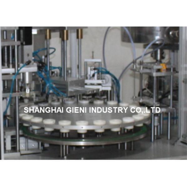 Rotary Type Mascara Filling Machine Stainless Steel With Brush Inserting Divice