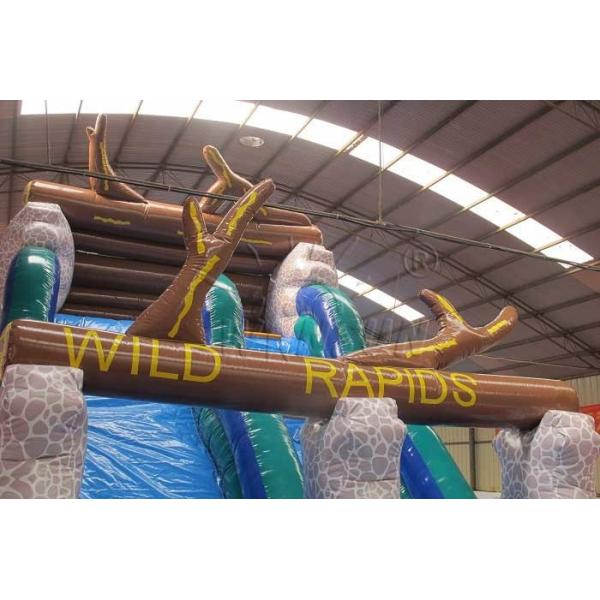Wild Rapids Inflatable Dry Slide, Commercial Grade Giant Blow Up Slide