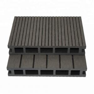 China Co-Capped WPC Decking Tile Outdoor Floor Plastic Lumber with Waterproof Coating Layer on sale