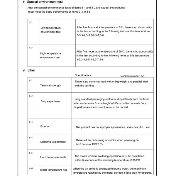 Low Noise 370C 12V Small Dc Water Pump Large Flow 300 MmHg With Dc Motor