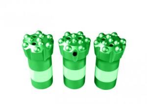 China Threaded Rock Button Drill Bit Hemispherical Ballistic Parabolic Conical Button Type on sale
