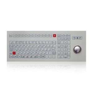 Buy cheap IP65 Rugged Industrial Keyboard Trackball Omron Switch Membrane Waterproof from wholesalers