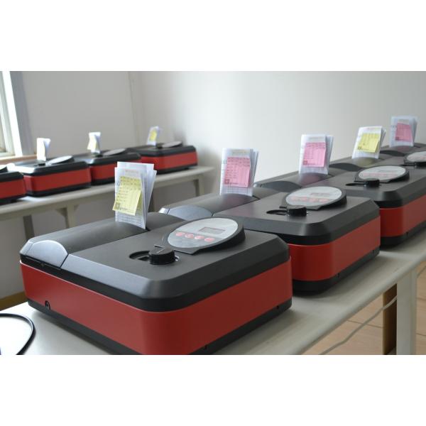 Red And Black V-1000 Single Beam Uv Visible Spectrophotometer For University Laboratory